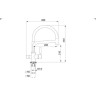Смеситель GRANULA GR-0075 алюминиум 0075 ALYUMIHIYM